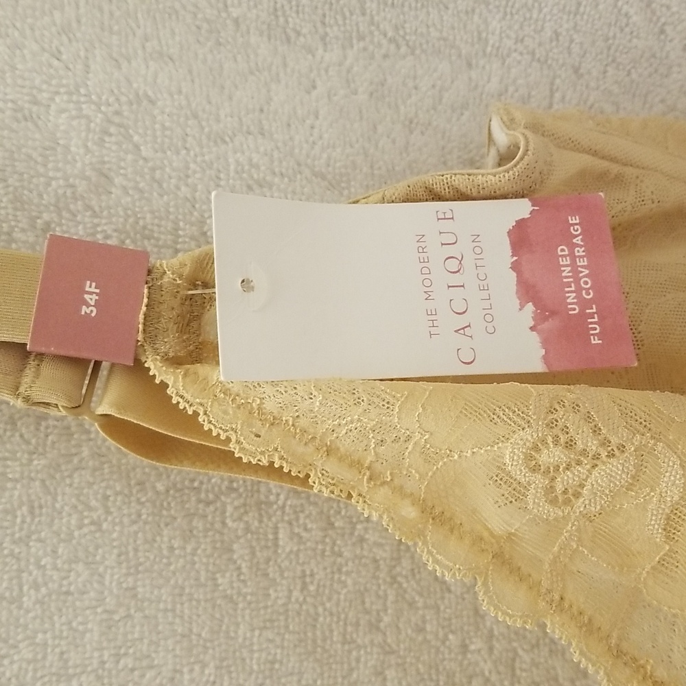 Cacique 34F Unlined Bra - Picture 7 of 10